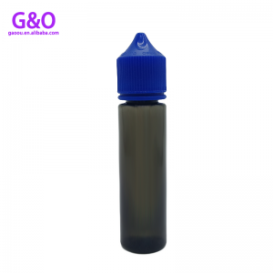 v3 1oz 2oz sticlă de fum cu picătură de culoare neagră, sticlă de ulei 60ml e sticlă lichidă